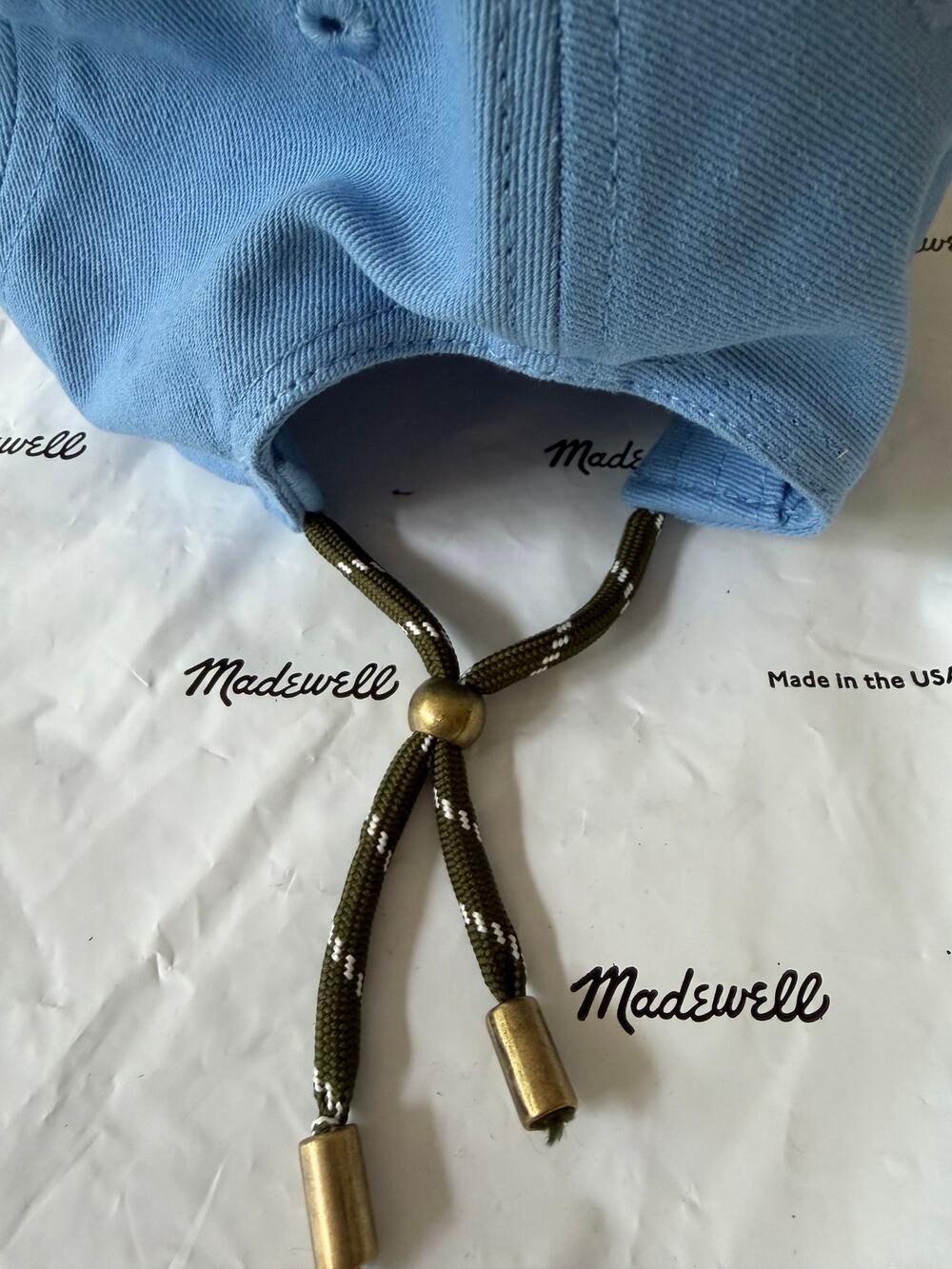 Madewell NEW Retro Blue Paracord Baseball Hat